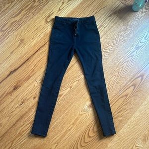FitJeans ultra skinny black stretchy jeans
